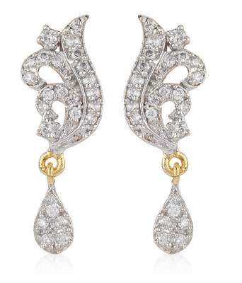 White cubic zirconia mangalsutra 3