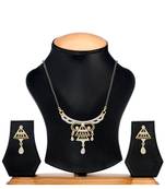 White cubic zirconia mangalsutra