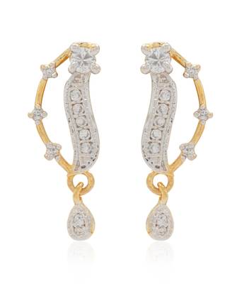 White cubic zirconia mangalsutra 2