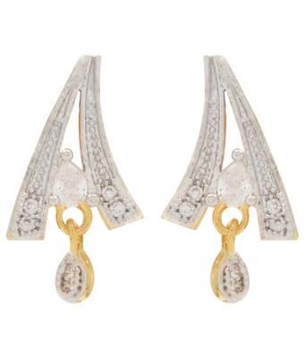White cubic zirconia mangalsutra 2