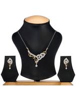 White cubic zirconia mangalsutra