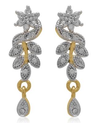 White cubic zirconia mangalsutra 2