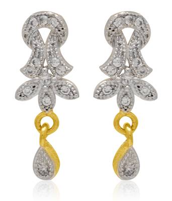 White cubic zirconia mangalsutra 2