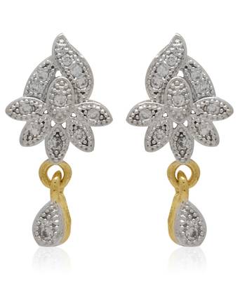 White cubic zirconia mangalsutra 2