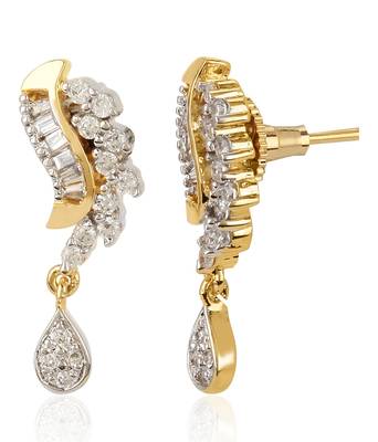 White cubic zirconia mangalsutra 2