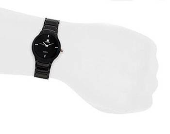 hot Black colour stailess steel Anlong Quartrz watch 3