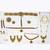 Indian Classical Bharatanatyam Dance Jewellery Set