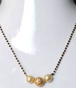 Black pearl mangalsutra