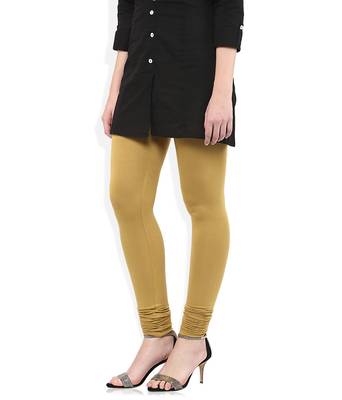 Brown cotton lycra leggings 3