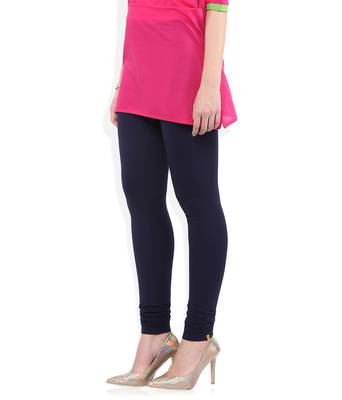 Purple cotton lycra leggings 3
