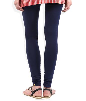 Purple cotton lycra leggings 4