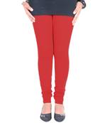 Pink cotton lycra leggings