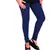 Blue cotton lycra leggings