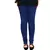 Blue cotton lycra leggings