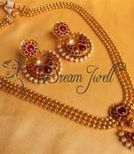 Gorgeous Bali Kemp Short Haar/Necklace Set Dj04251