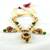 gold platted beautifull necklace with earing 