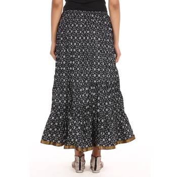 Black printed Cotton skirts 2