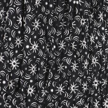 Black printed Cotton skirts 5