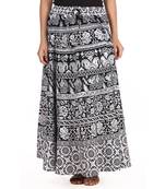 White printed Cotton skirts