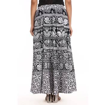 White printed Cotton skirts 2