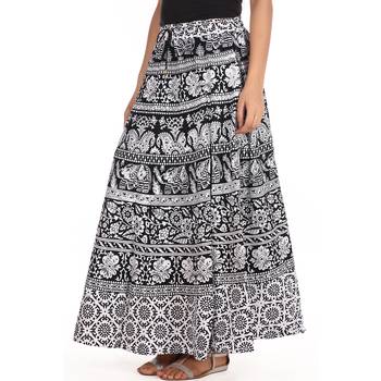 White printed Cotton skirts 4