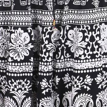 White printed Cotton skirts 5