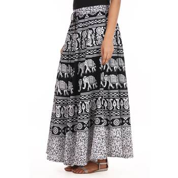 White printed Cotton skirts 4