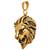 Pendant for Men Boys Gold Stainless Steel Lion Face Singham Stylish