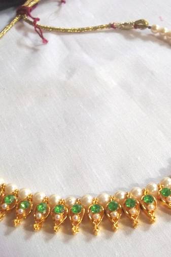 Green Pearl Necklace