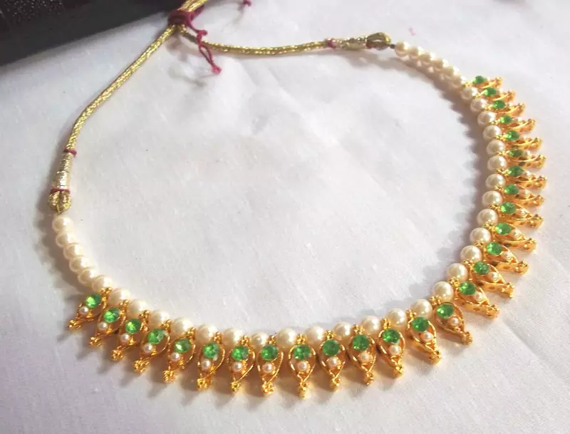 Green Pearl Necklace