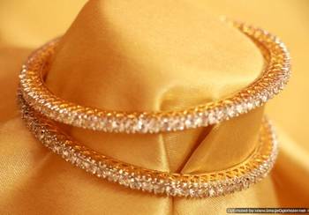 Single Line American Diamond Bangles 3