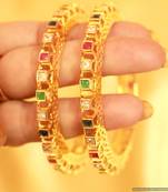 Multicolour Diamond Look Bangle Pacheli