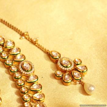 Kundan Meenakari Fusion Necklace Set 3