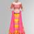 Designer Multi Color unStitched Printed Lehenga Choli