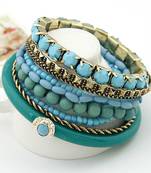 Blue Ocean Beads Multilayer Bangles Set(CFB0044)