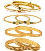 Gold pearl jewellery-combo