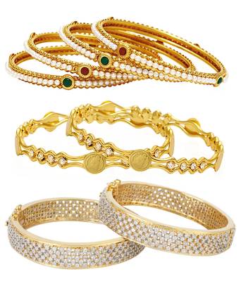 White cubic zirconia jewellery-combo 1