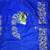 Cream embroidered net saree with blouse