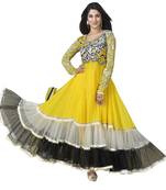 Kumud  Yellow Anarkali Suits With Floor Length