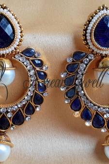 GORGEOUS ANTIQUE BALI EARRINGS DJ24362