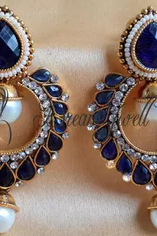 GORGEOUS ANTIQUE BALI EARRINGS DJ24362