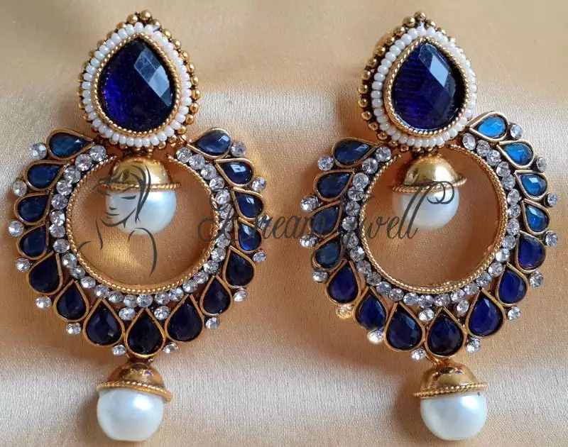 GORGEOUS ANTIQUE BALI EARRINGS DJ24362