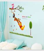 Kids - Dosti Yaari Cartoon' Wall Sticker (60 cm X 90 cm)