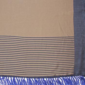 Beige Printed Art Silk Saree With Blouse 4