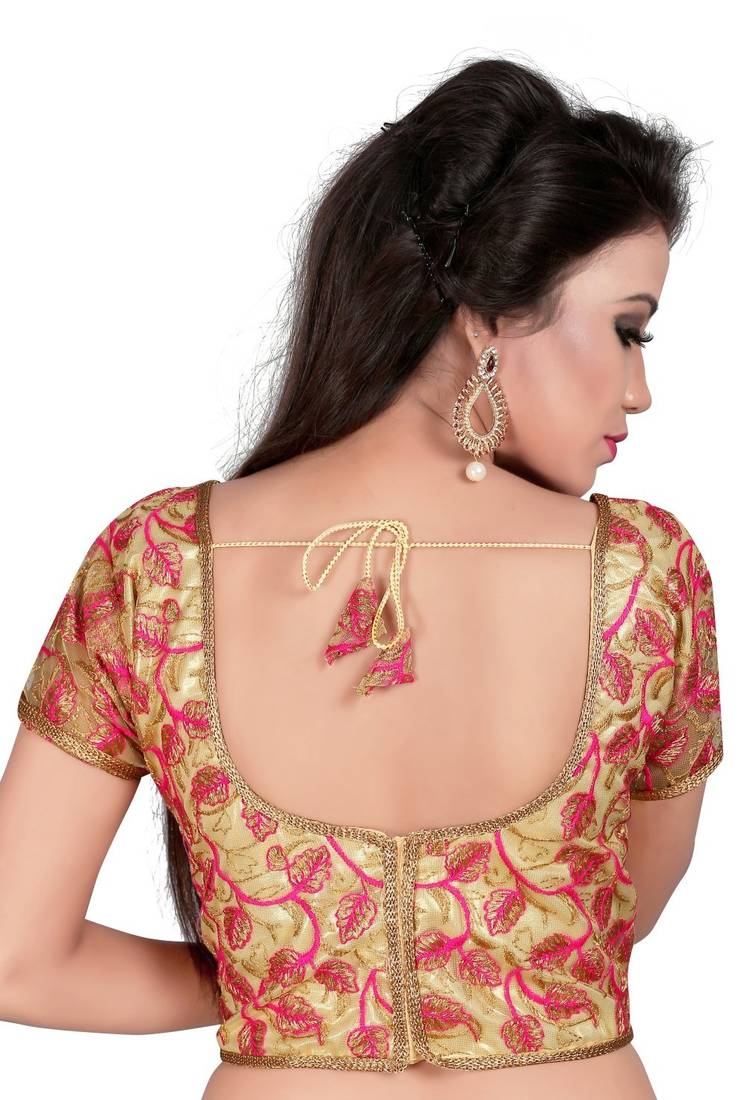Beige cotton embroidered blouse fabric Awesome 1592957