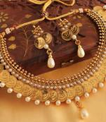 Awesome Jama Masjid Coin Necklace Set