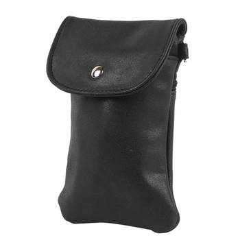 Simple Yet Stylish Black Mobile Pouch Bag 2