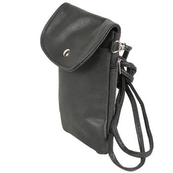 Simple Yet Stylish Black Mobile Pouch Bag 5