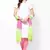 Pink Green Bandhej Cotton Dupatta