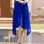 Royal Blue  Georgette embroidered semi stitched kurti